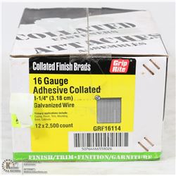 CASE OF COLLATED FINISHING BRADS