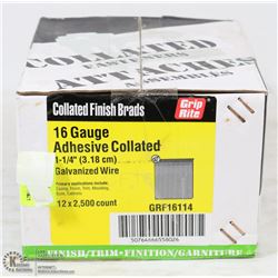 CASE OF COLLATED FINISHING BRADS