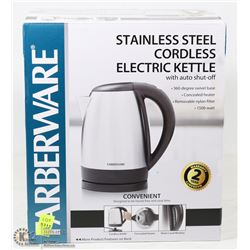 FARBERWARE STAINLESS STEEL CORDLESS ELECTRIC