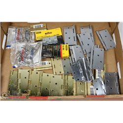 LARGE FLAT OF DOOR HINGES