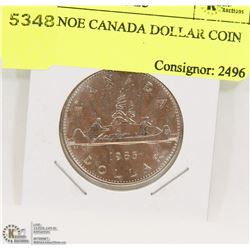 1985 CANOE CANADA DOLLAR COIN