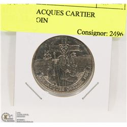1534-1984 JACQUES CARTIER DOLLAR COIN