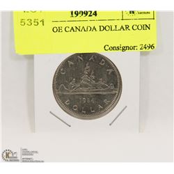 1984 CANOE CANADA DOLLAR COIN