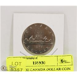 1978 CANOE CANADA DOLLAR COIN