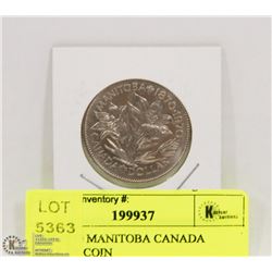 1870-1970 MANITOBA CANADA DOLLAR COIN