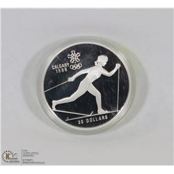 1986 CANADIAN $20 TROY OUNCE SILVER CALGARY OLYMPIC