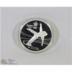 1987 CANADIAN $20 TROY OUNCE SILVER CALGARY OLYMPIC