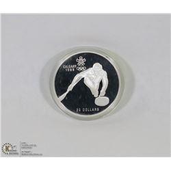 1987 CANADIAN $20 TROY OUNCE SILVER CALGARY OLYMPIC