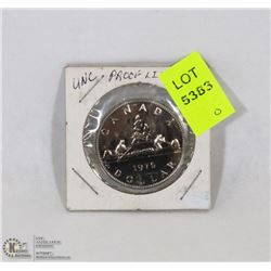 1976 UNCIRCULATED CANADIAN DOLLAR COIN