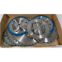 FLAT OF ASSORTED SAW BLADES