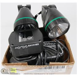 14.4V FLASHLIGHT SET WITH CHARGER
