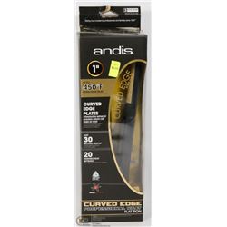 ANDIS 1" CURVED EDGE PROFESSIONAL HEAT FLAT IRON