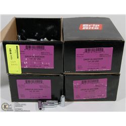 4 CASES 1/4"-20 DROP IN ANCHORS