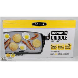 BELLA CERAMIC GRIDDLE