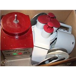 ROBOT-COUPE COMMERCIAL MIXER + ATTACHMENTS