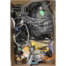 LOT OF ELECTRONICS + POWER SUPPLY & TOOLS