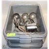 Image 1 : VARIOUS KITCHEN UTENSILS + TUBS W/ LIDS