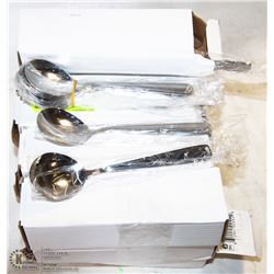 LOT OF 144 NEW "CARTIER" ROUND SPOONS