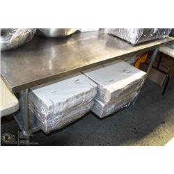 30"x60" SS PREP-TABLE W/ UNDERSHELF