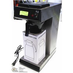 NEW SINGLE- POT, BLACK-TRIM COFFEE MAKER W/