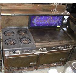 GARLAND COMBINATION-BURNER/FLAT-TOP DUAL OVENGRILL