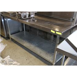 STAINL STEEL PREP TABLE