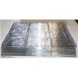 LOT OF 10 NEW SS WIRE GRATES 15-3/4" X 24-3/4"
