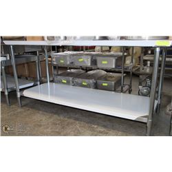 ME#22 30" X 72" SS WORK TOP TABLE WITH