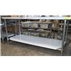 Image 1 : ME#22 30" X 72" SS WORK TOP TABLE WITH