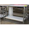 Image 1 : ME#21 24" X 48" SS WORK TOP TABLE WITH
