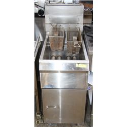 USED PITCO 4 BURNER DEEP FRYER