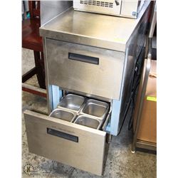 38"l X20" W 36"H STAINLESS STEEL PREP