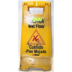 LOT OF 3 WINCO WET FLOOR SIGNS