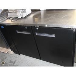 NEW UNDERCOUNTER 2 DOOR STAINLESS STEEL BACK