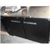 NEW UNDERCOUNTER 2 DOOR STAINLESS STEEL BACK