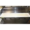 2 DOOR UNDER COUNTER SANDWICH PREP TABLE WITH