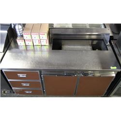 PREP STATION 3 DRAWER WITH 2 DOORS