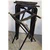 Image 1 : LOT OF 4 BLACK SERVER STANDS