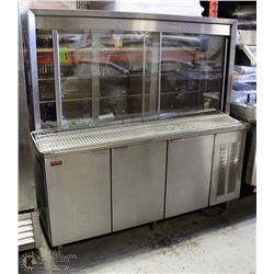DIAMOND 3 DOOR REACH IN FRIDGE WITH