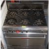 Image 1 : VULCAN 6 BURNER GAS STOVE WITH OVEN