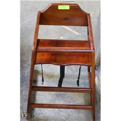 NEW WALNUT HIGH CHAIR ON CHOICE