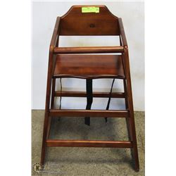NEW WALNUT HIGH CHAIR ON CHOICE