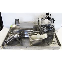 BAKING SHEET WITH ASSORTED KITCHEN ITEMS