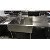 Image 1 : 2 BAY DISH SINK WITH NOZZLE 93 X 30 X 40