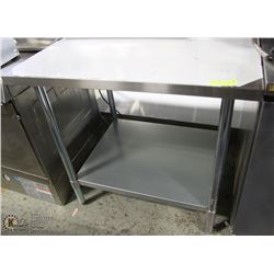 NEW STAINLESS WORK TABLE 30"X36"
