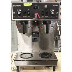 USED BUNN COFFEE MAKER DOUBLE