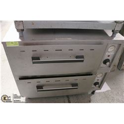 2 DRAWER WARMING CABINET FOR INSERTS