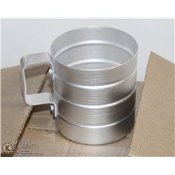 LOT OF 6 NEW 0.5QT ALUMINUM BAKERS WET