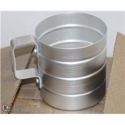LOT OF 6 NEW 0.5QT ALUMINUM BAKERS WET