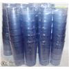 Image 1 : LOT OF 48 NEW 20OZ STACKING BLUE TUMBLERS